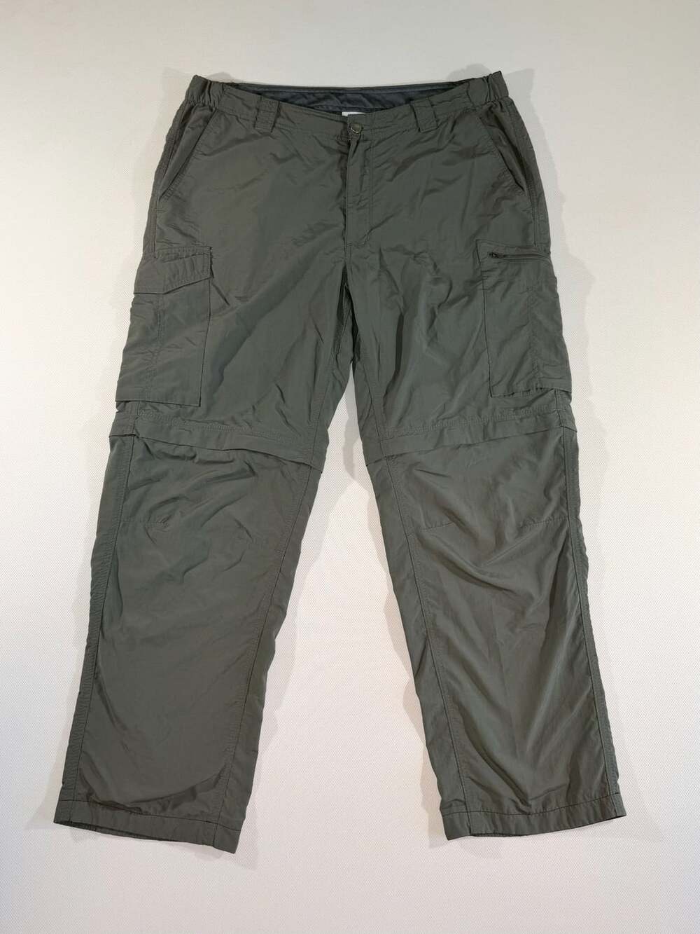 Columbia Titanium Men’s Convertible Cargo Hiking Pants 38x30 Green Omni-Shade